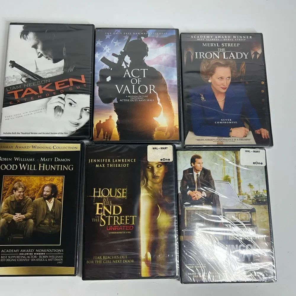 Set 6 NWT DVD